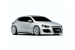 2013, Rieger, Scirocco, Sirocco, réglage, Volkswagen, blanc