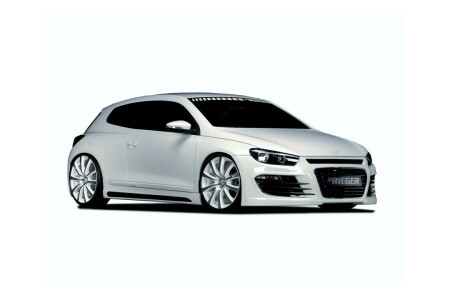 2013, Rieger, Scirocco, Sirocco, tuning, Volkswagen, hvit