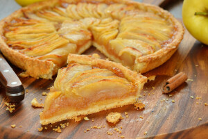 tarte aux pommes, pommes, Gâteaux, cannelle