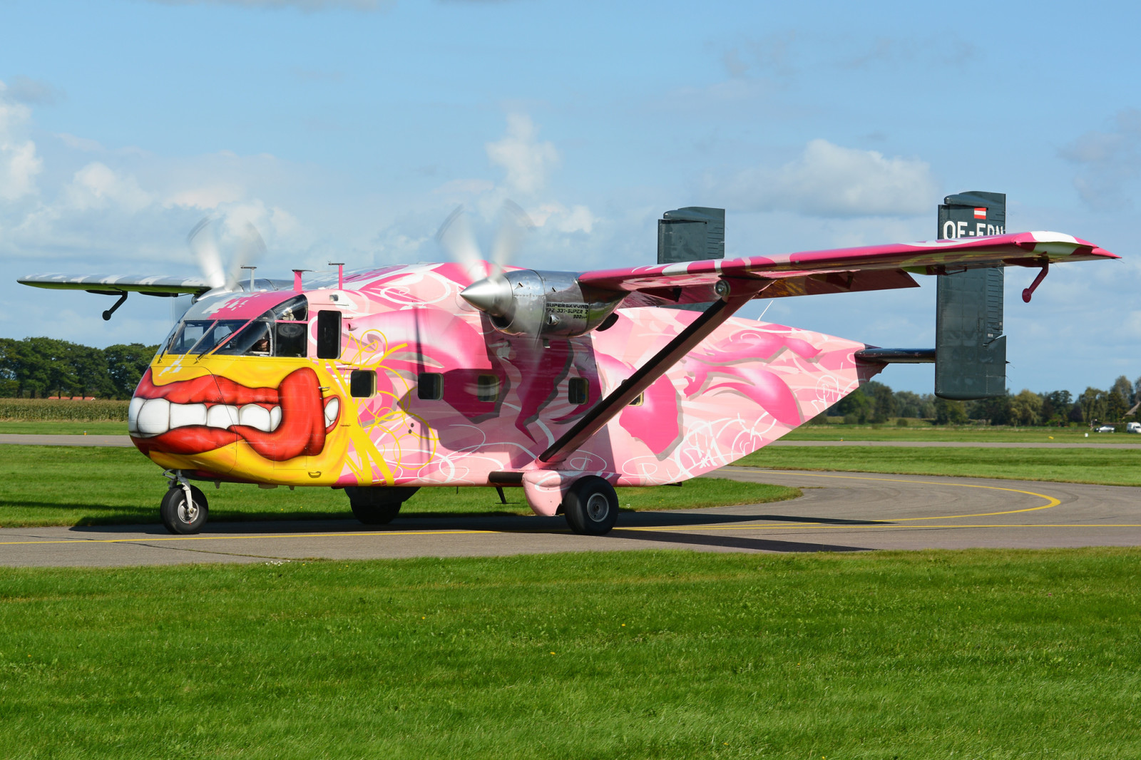 maľovať, lietadlo, jednoduchý, Krátke SC.7, Skyvan