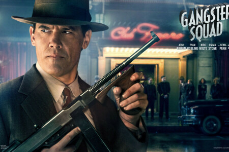 crime, Esquadrão de gangster, Josh Brolin, Noir