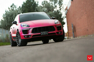 auto, drives, Macan, Machine, Porsche, Vossen Wheels, wielen