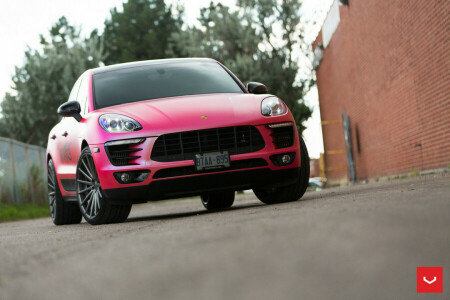 bil, enheter, Macan, Maskin, Porsche, Vossen Wheels, hjul