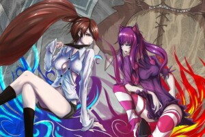 Akali, rabbia, arte, disprezzo, deathklovc, ragazze, League of Legends, Guarda