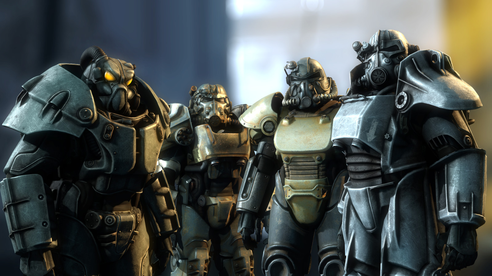 rendering, Fallout, Power armor, Brotherhood of Steel, The Brotherhood Of Steel, enclave