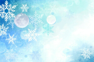 Balle, vacances, flocon de neige, texture, jouet, Vecteur, hiver