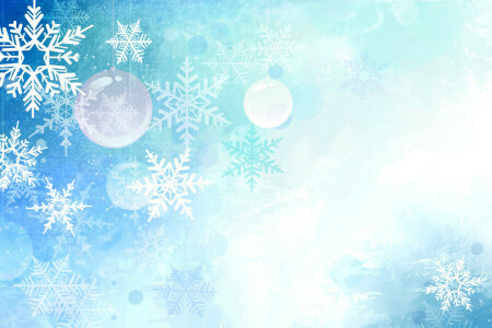 ball, holiday, snowflake, texture, toy, Vector, winter