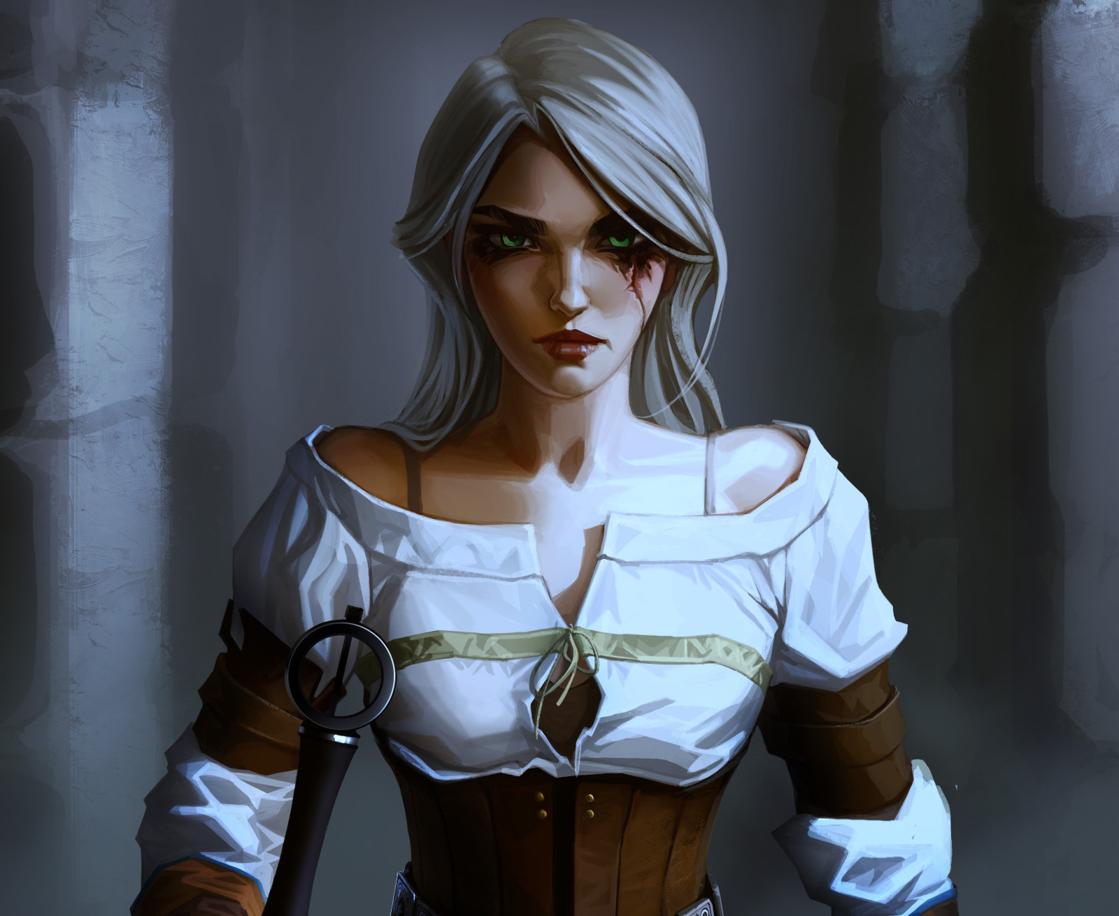 meisje, kunst, Ciri, Witcher