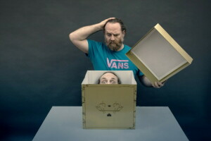 box, head, people