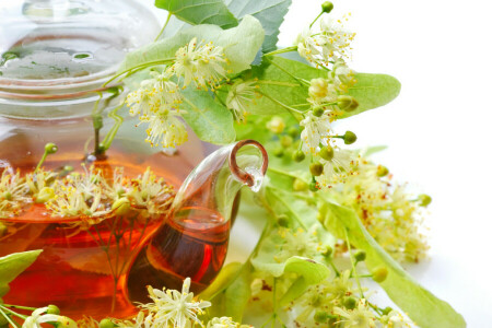 fake flowers, kettle, tea