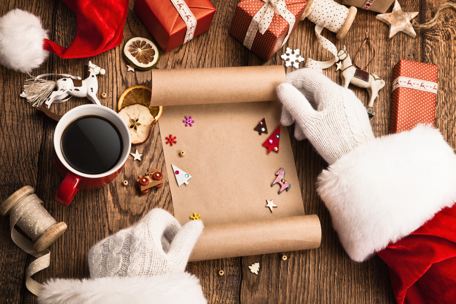 bolas, árvore, Ano Novo, Natal, decoração, Alegre