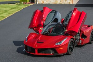 ferrari, Ferrari LaFerrari, LaFerrari, Červené, Sportovní auto