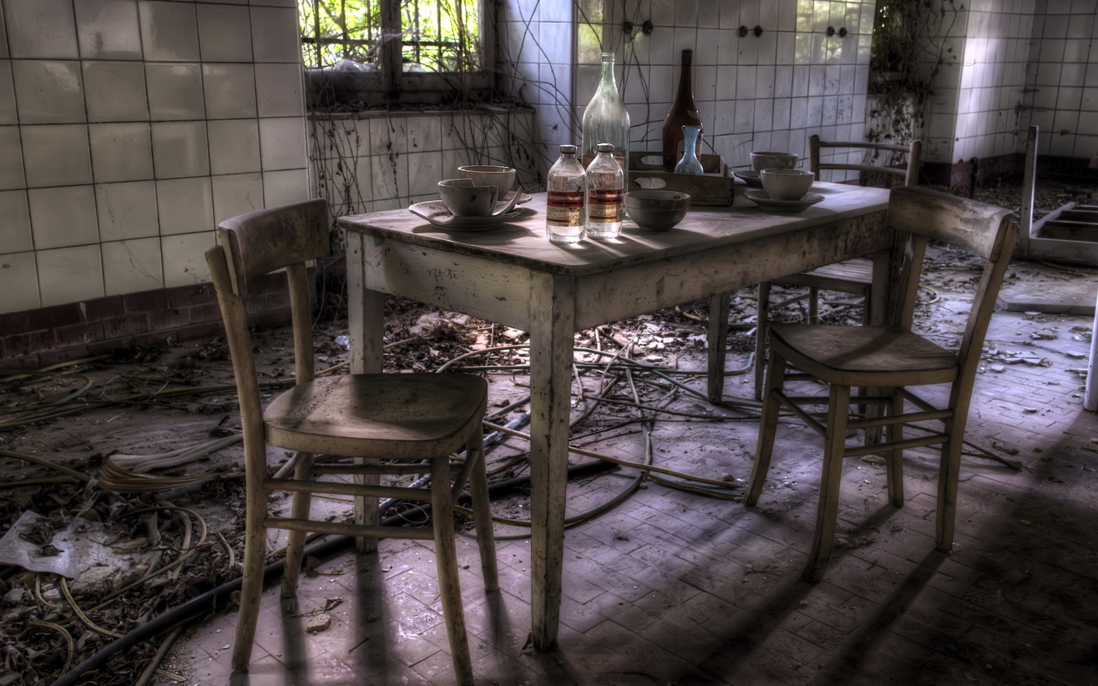 table, interior, dining room