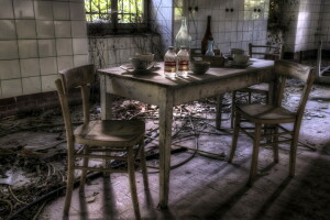 sala da pranzo, interno, tavolo