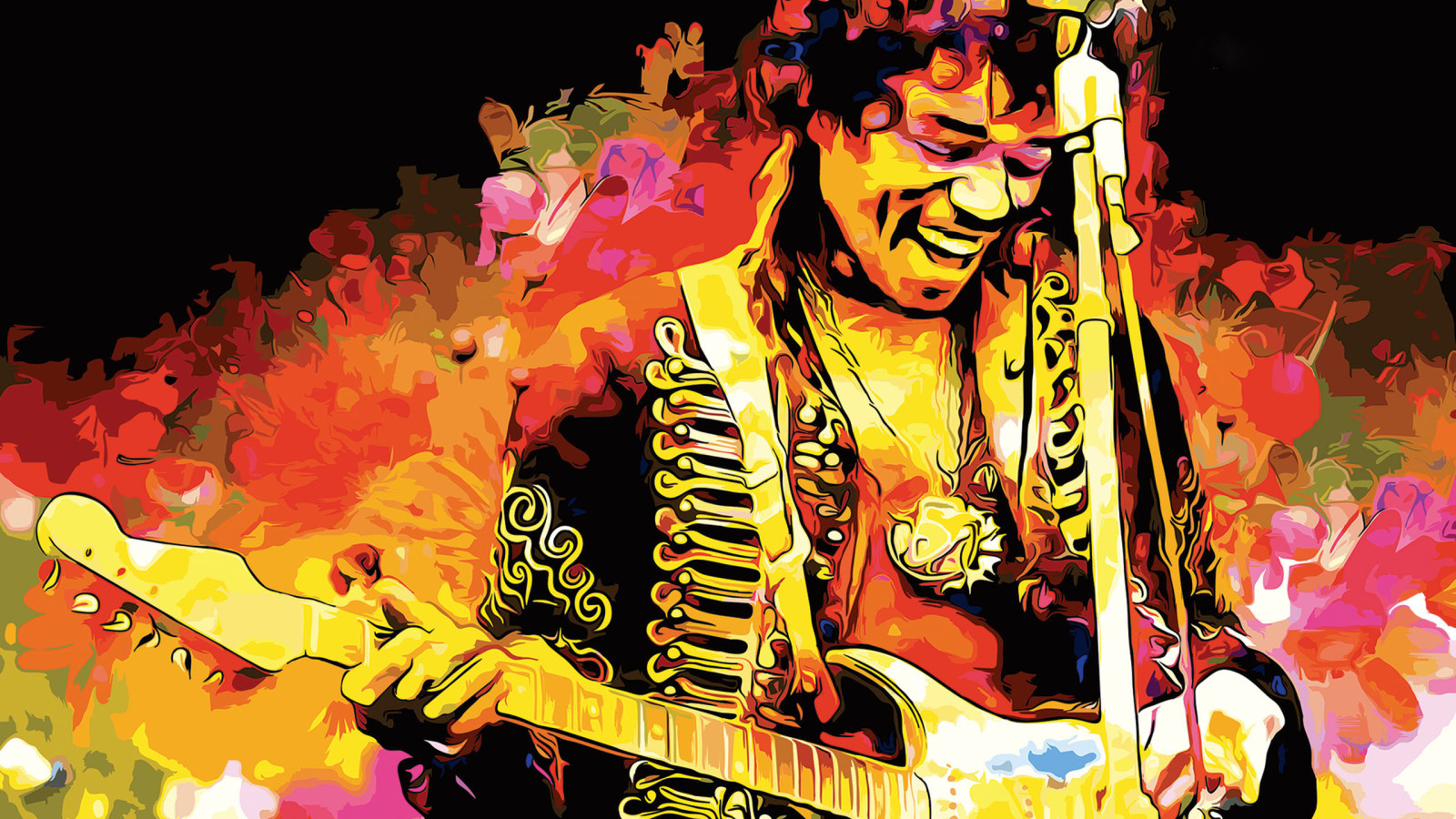 şarkıcı, Müzik, Boyama, dizayn, müzisyen, gitarist, jimi hendrix, Marcelo Henrique