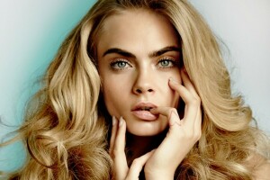 Cara Delevingne, model-, portret