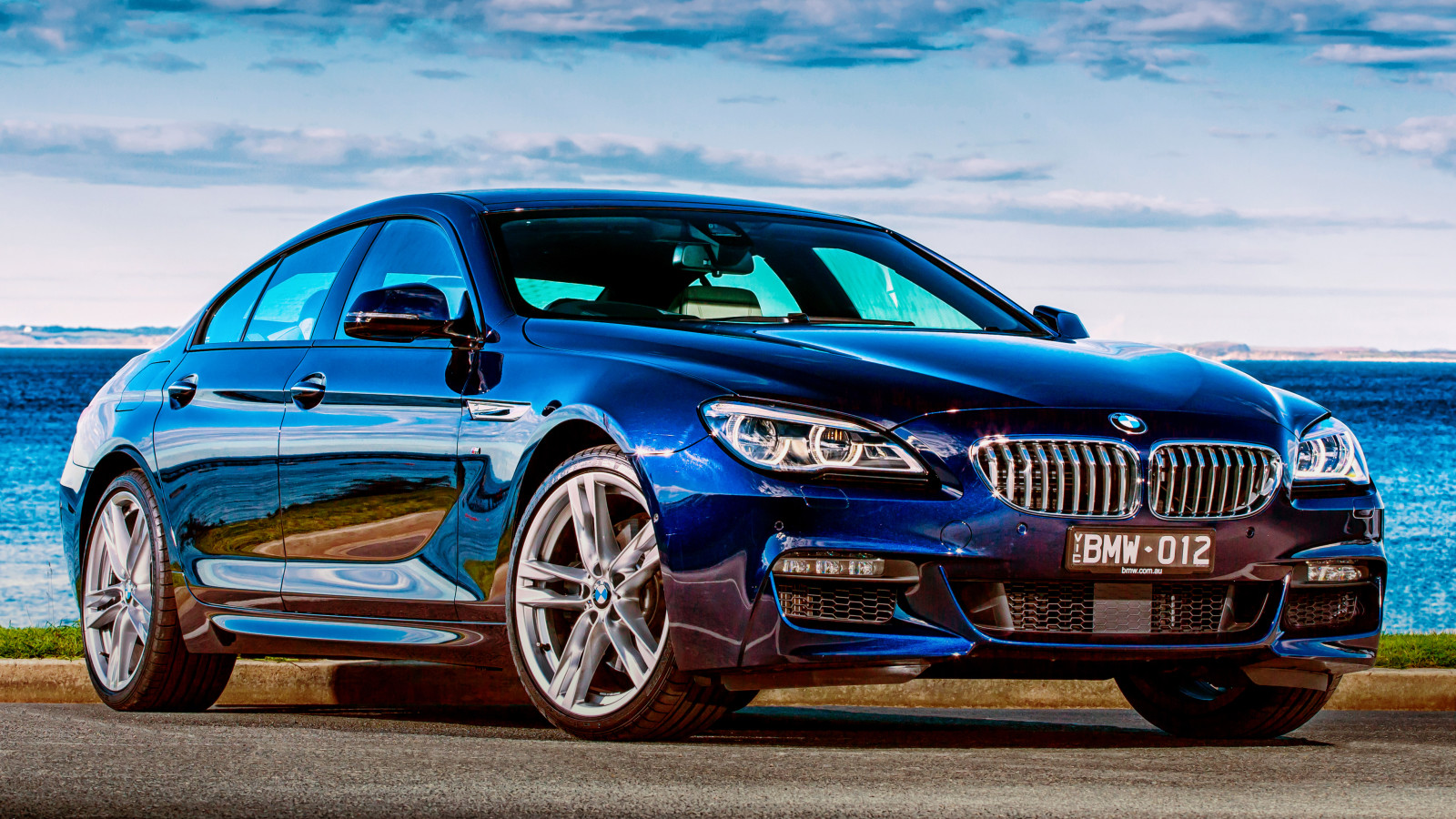 cupê, BMW, esporte, AU-Spec, Gran Coupe, 2015, F06, 6-Series