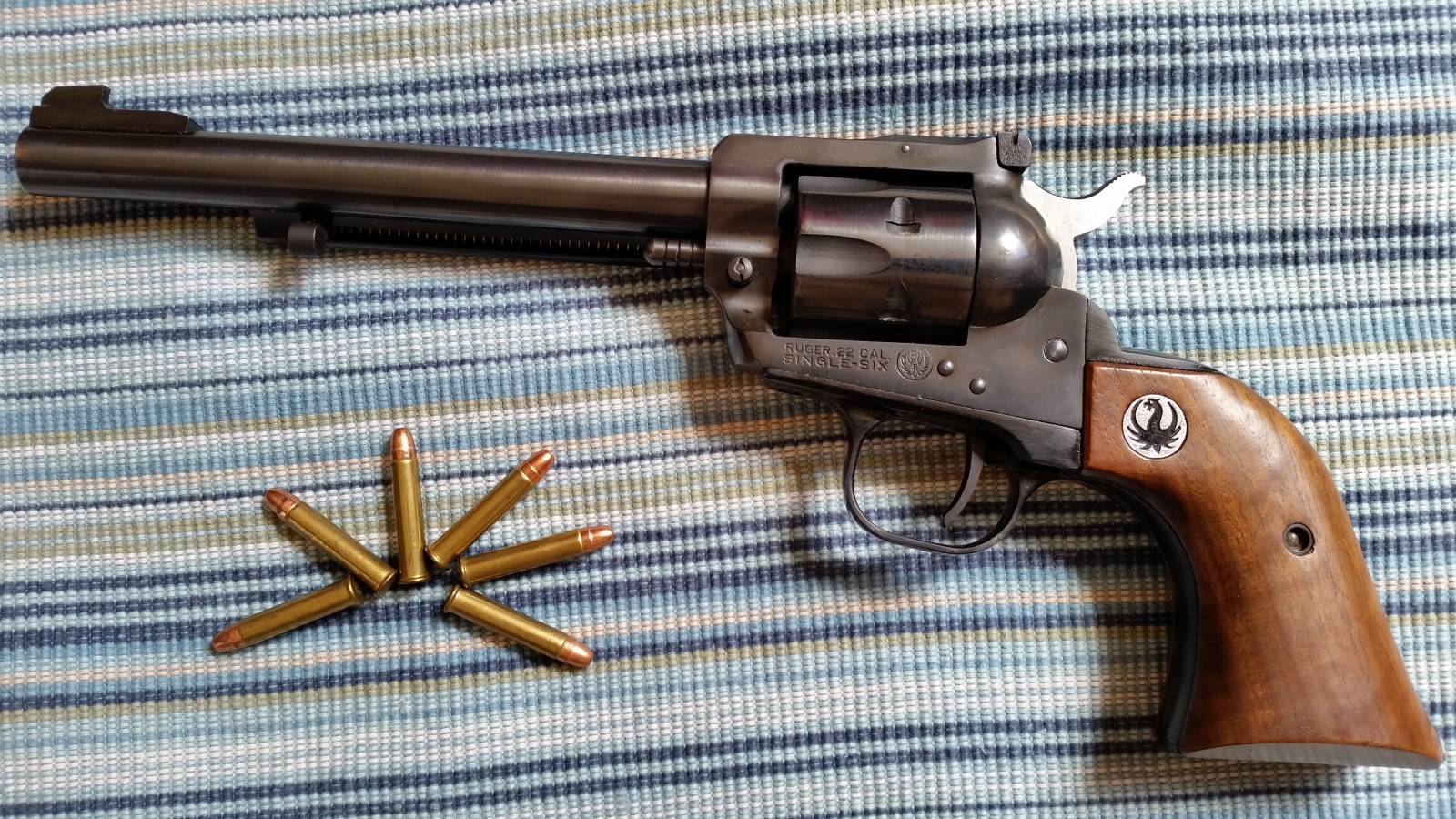 kazety, revolver, kmeň, kľučka, Ruger 22