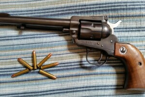 patroner, revolver, Ruger 22, handtaget, trunk