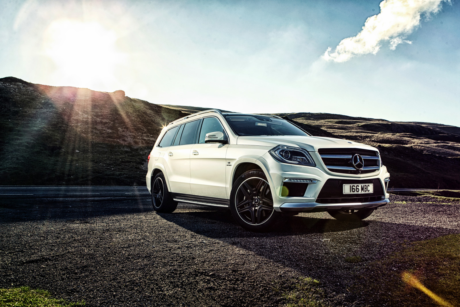 Mercedes-Benz, Mercedes, AMG, 2013, x166, Storbritannien-spec, GL 63