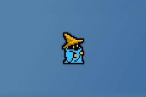 8 Bit, black mage, pixel