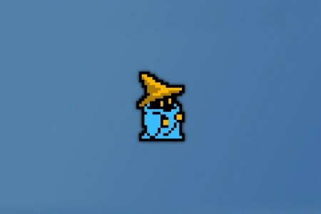 8 Bit, black mage, pixel