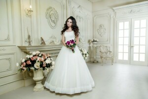 mazzo, arredamento, acconciatura, vacanza, trucco, stile, la sposa, nozze