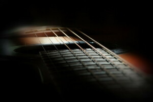 guitarra, macro, Música