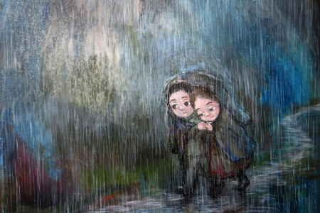 Nino Chakvetadze, pair, rain, two