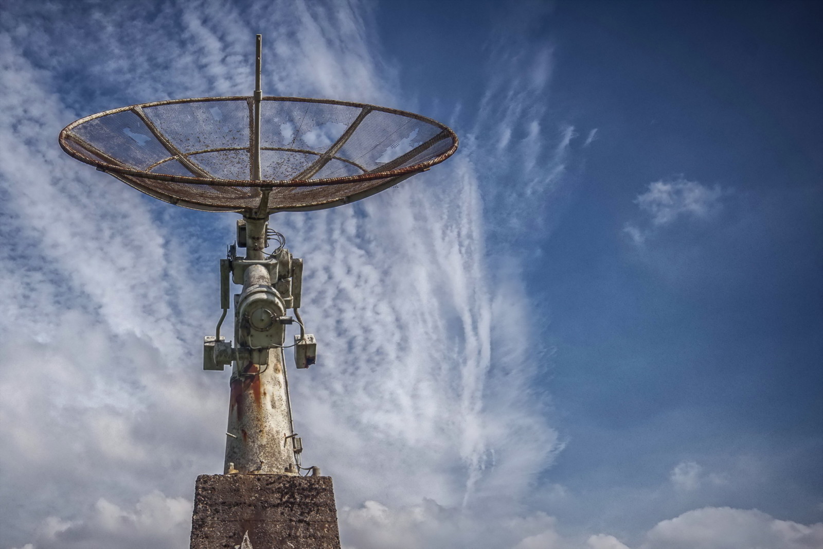 background, the sky, antenna