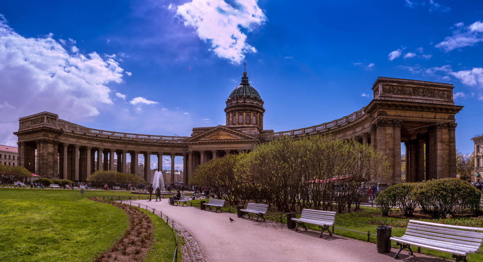 Saint Petersburg, Rusko, architektúra, katedrála, Peter, spb, Leningrad, Kazanská katedrála