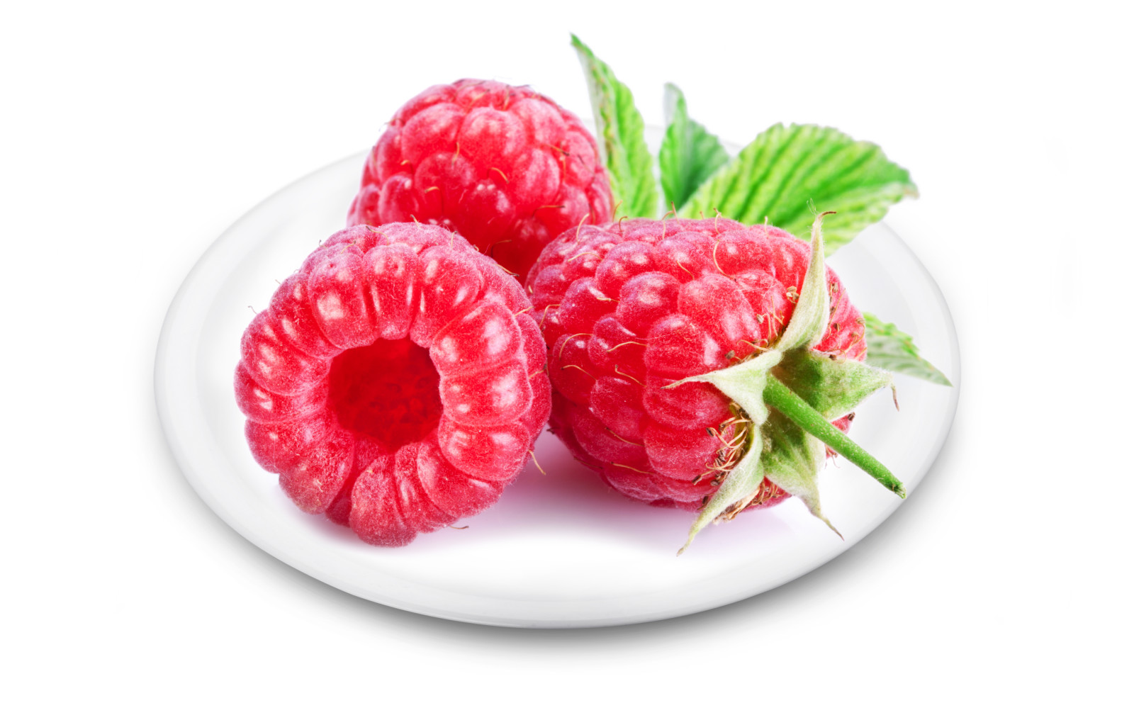 Beeren, Himbeere, Teller