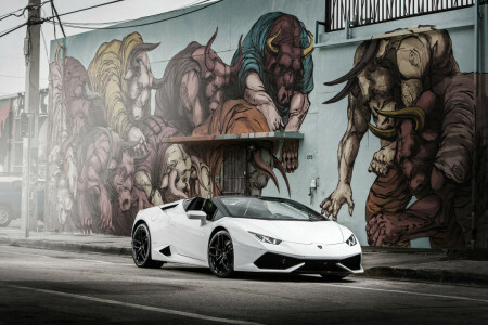 Huracan, Hurakan, Lamborghini, λευκό