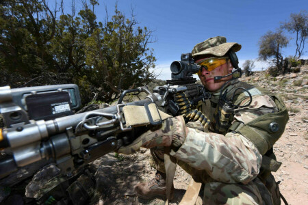 Armée britannique, Soldats, armes