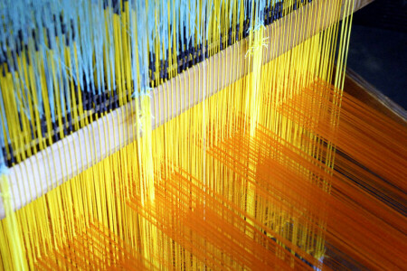 Japan, Kyoto, loom, Nishijin, paint, thread