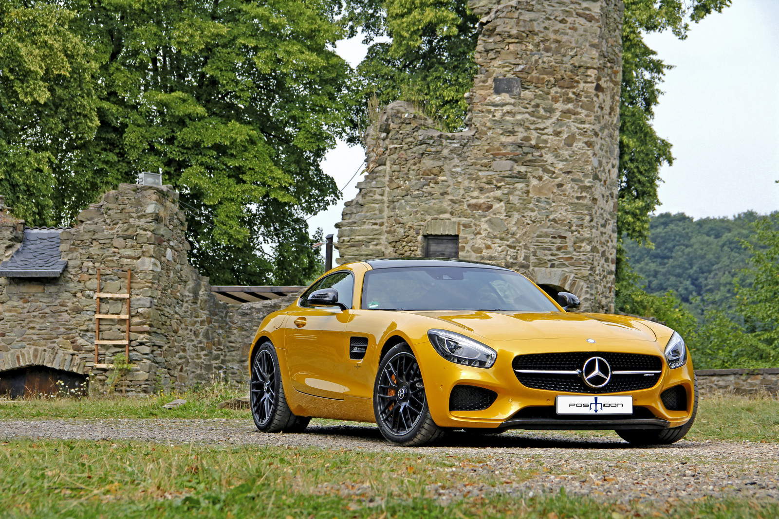 Мерседес Бенц, Mercedes, AMG, C190, 2015, GT S, Posaidon