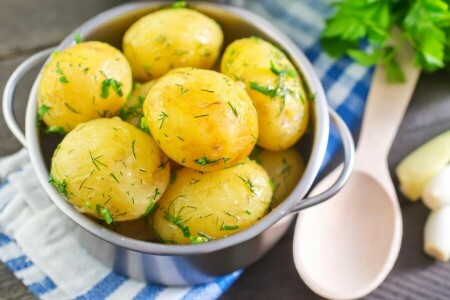 bollito, verdura, patate, cucchiaio