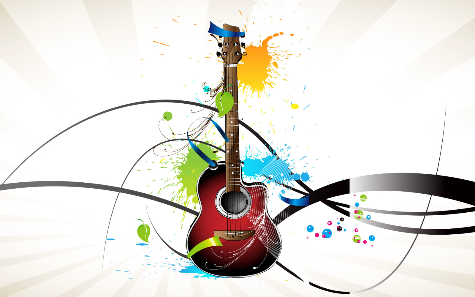 guitar, collage, Vector, Tool