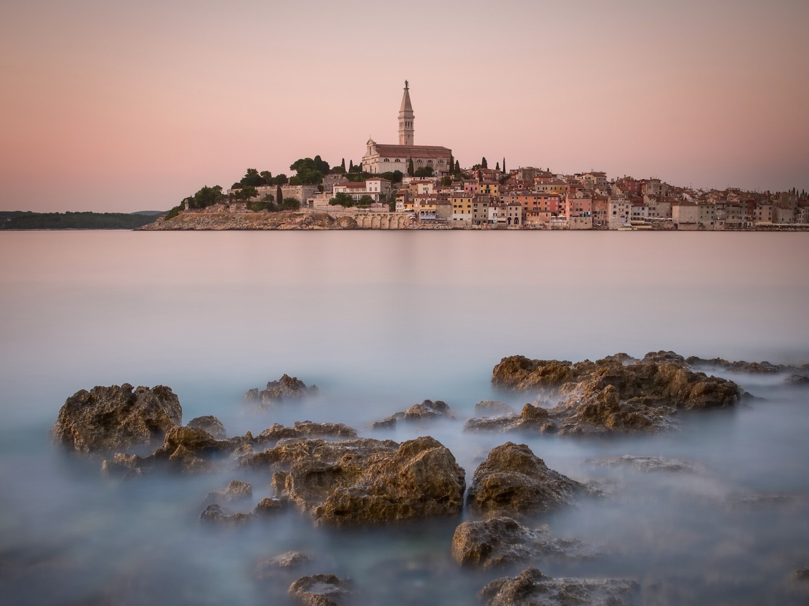 stones, sea, Croatia, Istria, The Adriatic sea, Rovinj, Adriatic Sea