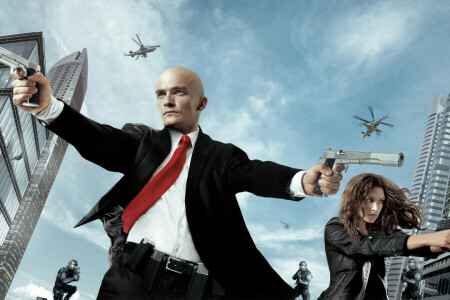 flicka, guns, Hannah Ware, Torped, Hitman: Agent 47, Hem, Katia, Mördare