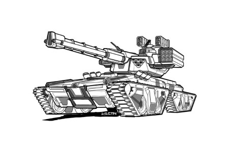 futuristic, tank