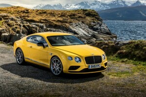 2015, Bentley, Continental, V8 S, galben