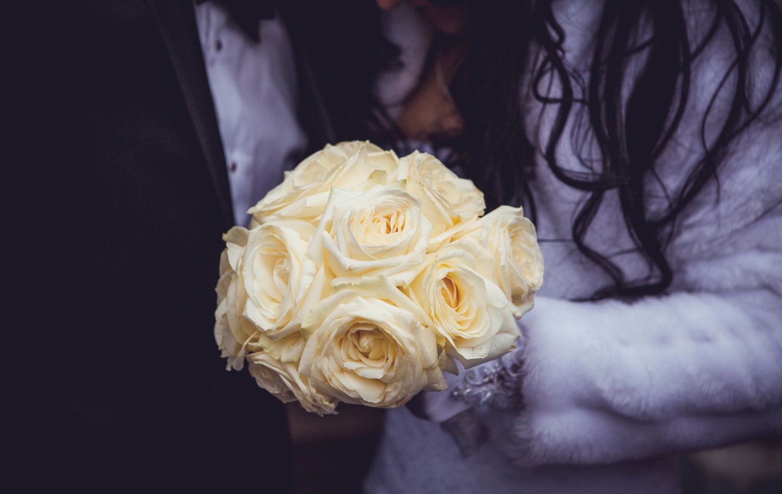 roses, flowers, bouquet, wedding