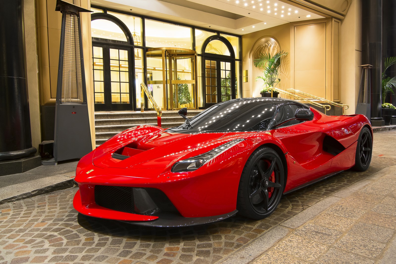 ferrari, red, Sportscar, Ferrari LaFerrari