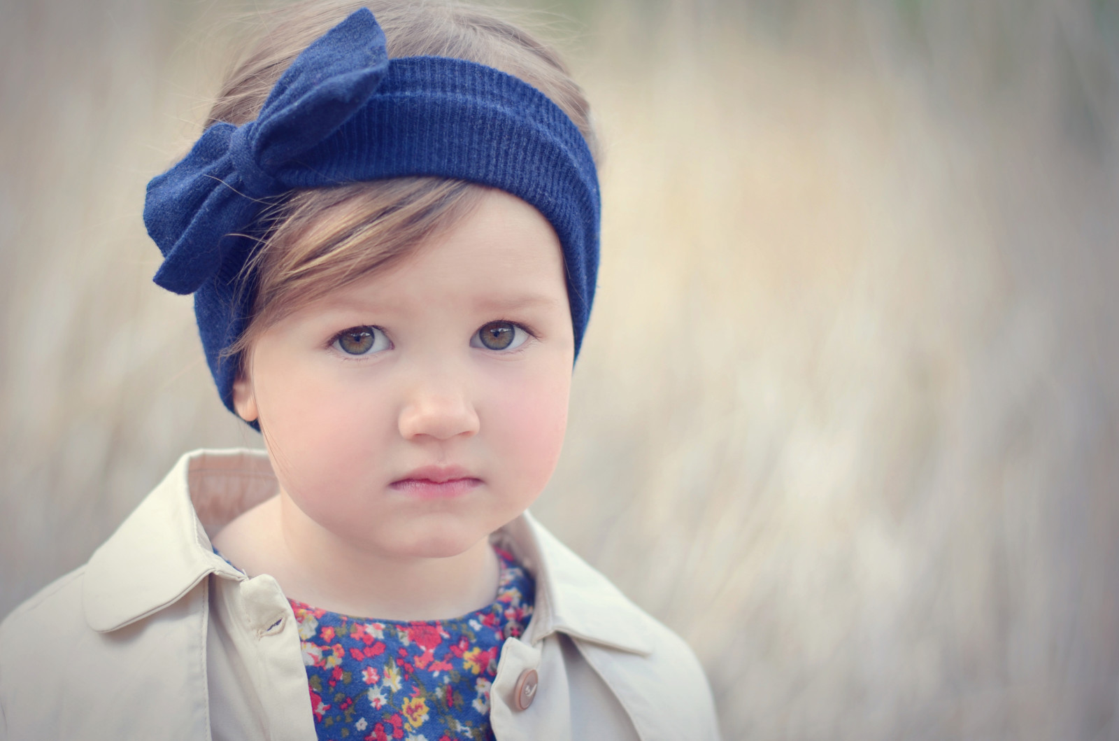 fille, portrait, enfant