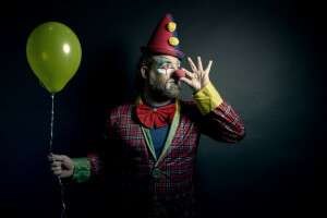 palla, Clown, persone