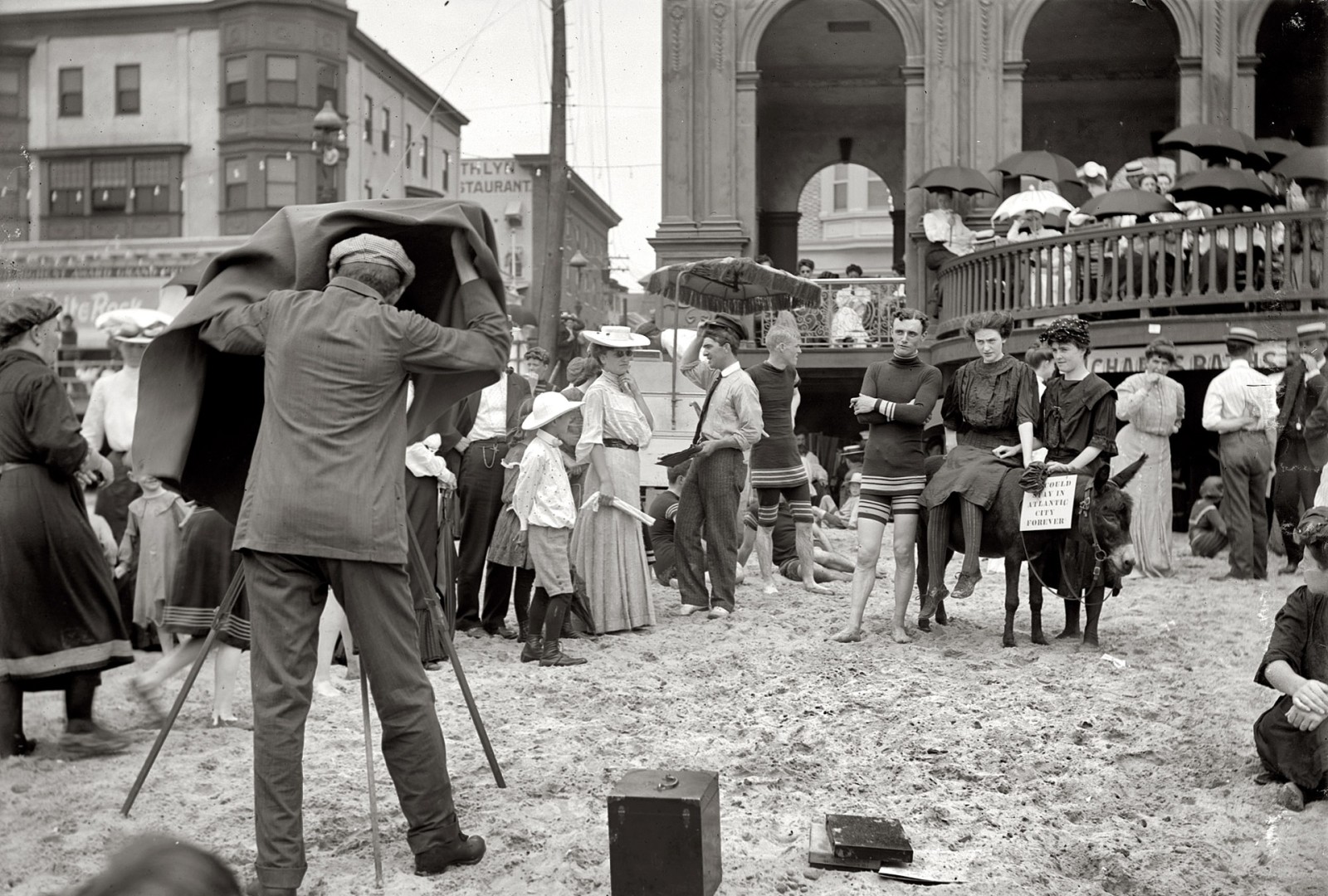 USA, mennesker, retro, oppholde seg, fotograf, fritid, 1912-året