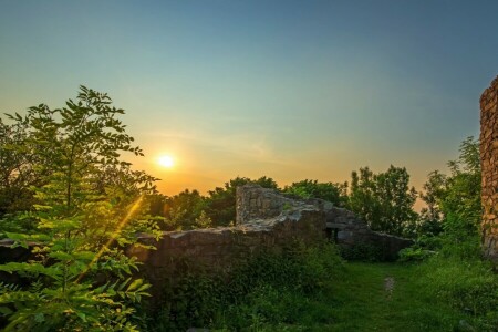 BELEZA, panorama, manhã, natureza, Nascer do sol