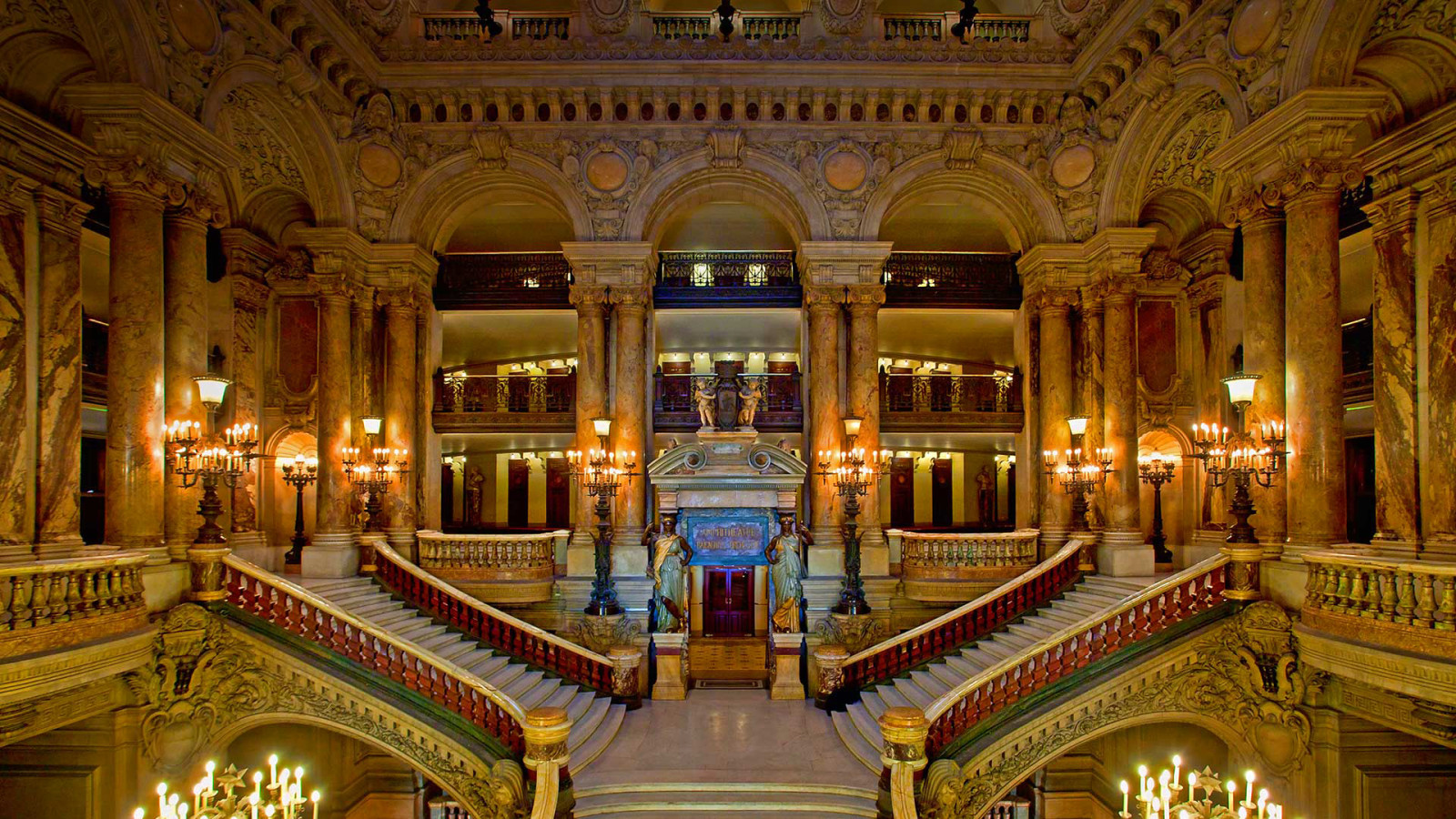 Francia, scala, palcoscenico, sala, Parigi, Teatro, Grand Opera, Palais Garnier