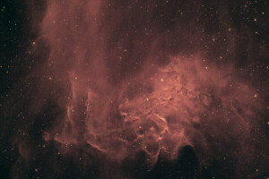 IC 405, Nebel, Raum, der lodernde Stern